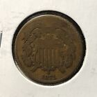 1871 2c TWO CENT TYPE *FULL DATE GOOD SEMI KEY DATE COIN* LOT#AJ85