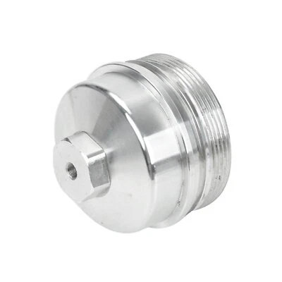 Tapa de filtro de aceite Billet para motor turbo Ford Serie F Super Duty 2003 03-07 6,0 L Foto 1 de 4