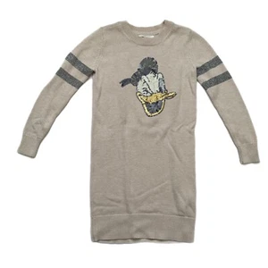 Gap Small Donald Duck Dress Disney Sequin Sweater Knit Cotton Blend - Picture 1 of 4