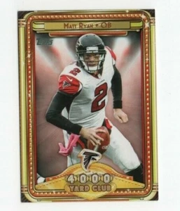 2013 Topps Football 4000 Yard Club MATT RYAN ATLANTA FALCONS #5 - Picture 1 of 3