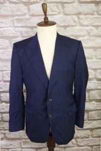 Giacca sportiva blazer monopetto GIEVES & HAWKES blu lana check taglia 42 R - Foto 1 di 20