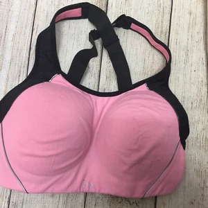 Victoria’s Secret VSX Sport Sports Bra  Pink Crossback Size 34D - Picture 1 of 4