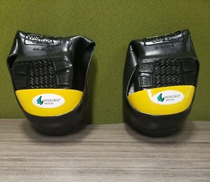 Neu Wilkuro Sicherheitszehen Klasse 1 Zertifizierung schwarz/gelb Medium Schuhüberzug 8-9 - Bild 1 von 3