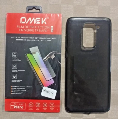 PELLICOLA VETRO TEMPERATO PER XIAOMI REDMI NOTE 9 + COVER CUSTODIA IN REGALO - Immagine 1 di 3
