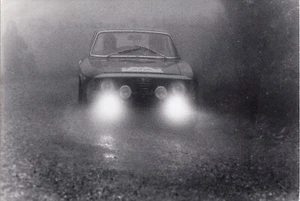FOTO LOUCHE PERÍODO ORIGINAL ALFA ROMEO GIULIA GTA CRITERIUM DES CEVENNES 1967 - Imagen 1 de 2