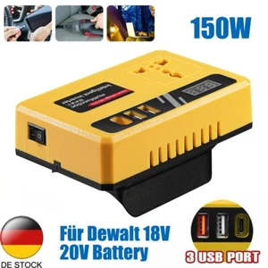 Wechselrichter Spannungswandler Für Dewalt XR DCB 18/20V Akku auf AC 220V - Bild 1 von 13