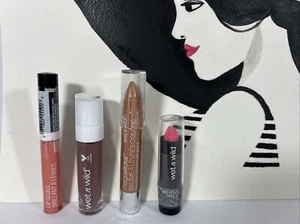 Lot 4 Wet N Wild Megaslicks 129 Nudist 946B Liquid Catsuit 518C Stick 559 Gloss - Picture 1 of 3
