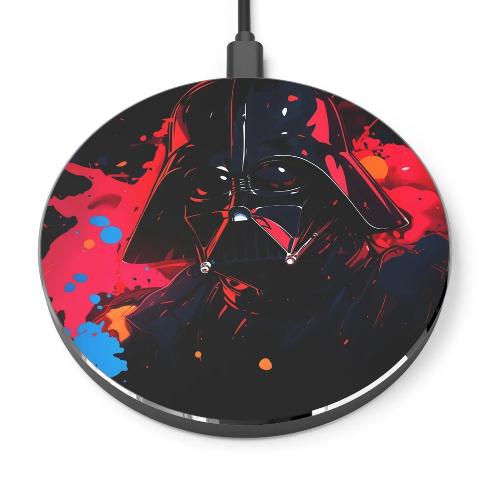 10W Fast Wireless Charger; Darth Vader, Lord Vader - Image 1 of 1