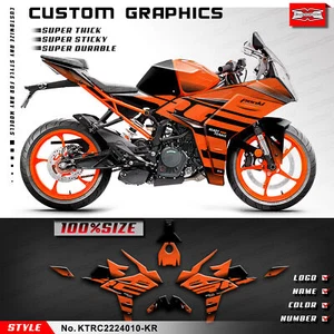 Graphics Kit Laminated Decals for RC 125 RC 200 RC390 2022 2023 2024 Accessories - Picture 1 of 7