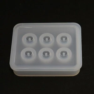 Perlen Anhänger Silikonform Resin Harz Gießharz Schmuck basteln Form ca. 12 mm - Bild 1 von 5