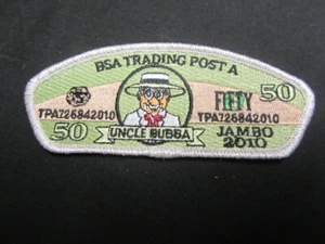 National Jamboree Trading Post A 2010 personal fronterizo blanco JSP COV4 - Imagen 1 de 1