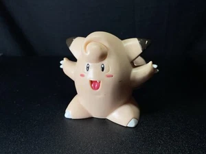 Vintage Pokémon Clefairy Sveglia Figura Tomy 1999 Nintendo - Foto 1 di 5