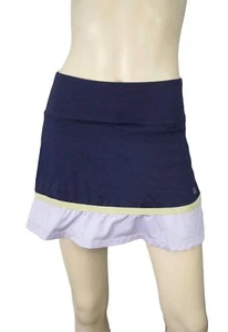 FILA sz S Navy Lime Lavender Flounce Skort Tennis Pickleball 14.5" - Picture 1 of 6
