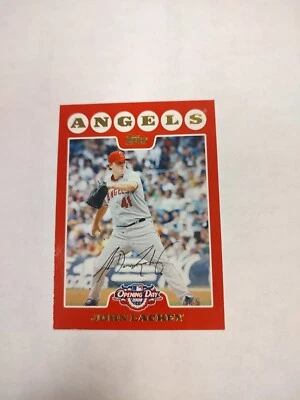 2008 Topps Opening Day  #45 John Lackey - Angels (PWE) - Image 1 of 2