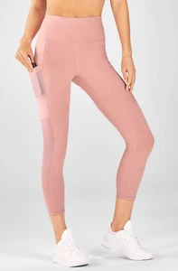 NWT FABLETICS sz L Mila Leggings On-The-Go PowerHold High-Waisted Pocket Capri - Picture 1 of 5