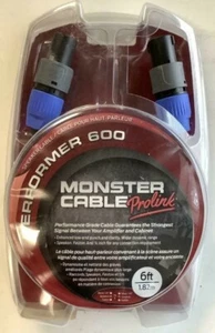 NEW Monster 600509-00 P600 S-6SP Performer 600 Prolink Speaker Cable 6ft - Picture 1 of 1