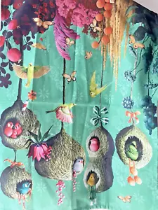 NEU Green Box Kunst Himmel Nester Küche Geschirrtuch 21”x28” Baumwolle Ostern Frühling Vögel - Bild 1 von 6