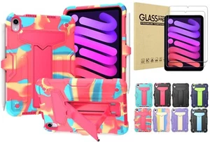 For iPad Mini 7 (A17 Pro) 2024 8.3 Case Heavy Duty Shockproof Rugged Stand Cover - Picture 1 of 12