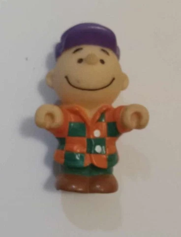 VINTAGE CHARLIE BROWN Figure 1950,1966 United Feature Syndicates 2.5" Cover