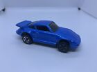 Hot Wheels - Porsche 930 Blue Turbo - Diecast Collectible - 1:64 - Used