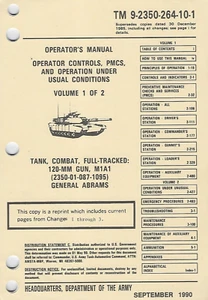 Historical book Tank, Combat, 120-MM Gun, M1A1, Controls Under Usual Conditions - Picture 1 of 1