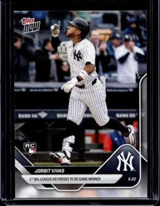 2025 Topps Now #201 Jorbit Vivas Base Card (Qty) RC Rookie - Picture 1 of 2
