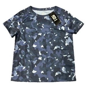 ID Ideology Toddler & Little Boys Core Active Top Size 5 Blue Camo NWT - Picture 1 of 6