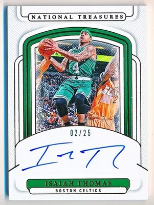 2024-25 National Treasures Isaiah Thomas Signatures Bronze Auto #SIG-THM (02/25) - Image 1 of 2