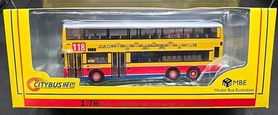 MBE DENNIS DRAGON DUPLE METSEC HONG KONG CITYBUS ROUTE 118 1/76 Ltd Edition - Image 1 of 4