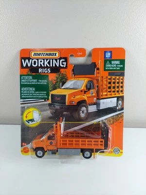 GMC 3500 TRUCK 15/16 Orange Highway Services Matchbox Working Rigs A5 - Image 1 of 3