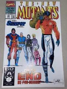 New Mutant #99 Marvel Comics 1991 Sehr guter Erhaltungszustand/NM Sunspot Cable Domino Deadpool - Bild 1 von 10