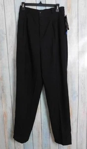 Briggs Women Pants 14 Tall Black Dress Pants Straight Leg Vintage - Bild 1 von 9