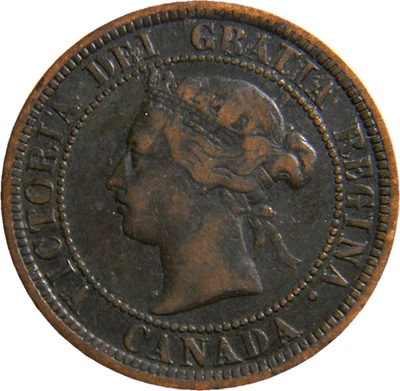 Canada 1881-H One Cent  (05100) - Image 1 of 2