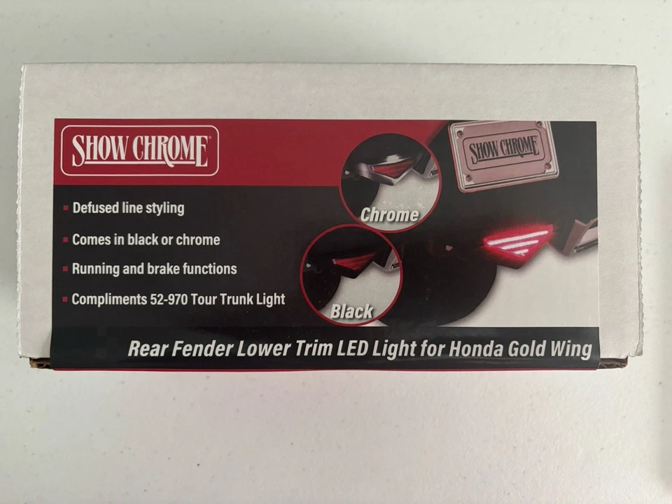Marvel Lower Running and Brake Light LED Black By Show Chrome. New Sealed - Image 1 of 4