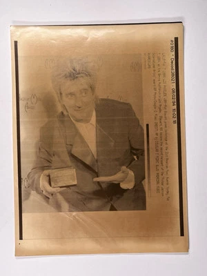 Rod Stewart Photo Original Black And White Press Promotion 1994 - Image 1 of 4