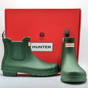 Hunter Original Chelsea wasserdichte Damen Regen- & Bauernhofstiefel (Hunter Green) NEU - Bild 1 von 19