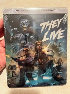 They Live 4K Ultra HD Steelbook NEW SEALED - Imagen 1 de 2