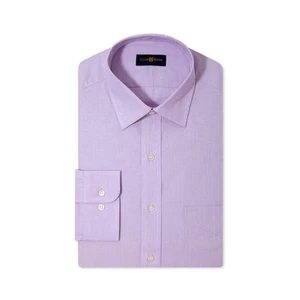 Club Room Mens Wrinkle Resistant Button Down Shirt (19-35/36 Tall, Lavender) $52 - Picture 1 of 5