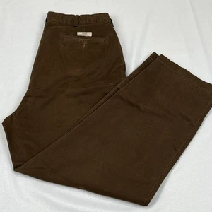 Vintage Polo Ralph Lauren Hose Herren 36x30 Braun Andrew Pant Plissee Chino - Bild 1 von 10
