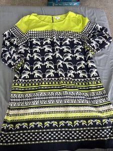 Women’s Size 16W Elephant Print Dress By Crown And Ivy - Bild 1 von 7