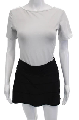 Mini Skort Lululemon para Mujer Negro Mezcla de Nailon Talla 6 Foto 1 de 4