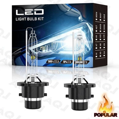 2 New D4S HID Xenon Headlight Bulbs 6000K For Toyota Land Cruiser 2013-2015 set — 第 1/4 张图片