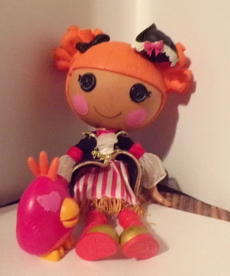 Lalaloopsy treasure loving pirate Peggy seven seas full size doll with parrot - Image 1 of 4