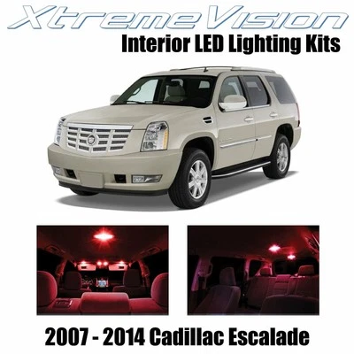 LED interior XtremeVision para Cadillac Escalade 2007-2014 (16 piezas) rojo Foto 1 de 4