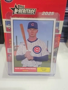 Pete Crow - Armstrong 2025 Topps Heritage #H25-10 25th Anniversary Cubs - Bild 1 von 2