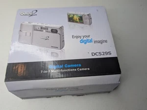 OMNI 2 DC529S 7-in-1 DIGITAL CAMERA MULTI-FUNCTIONS OPEN BOX USED With Cable - Picture 1 of 15
