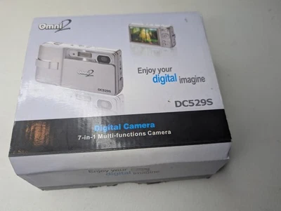 OMNI 2 DC529S 7-in-1 DIGITAL CAMERA MULTI-FUNCTIONS OPEN BOX USED With Cable - Image 1 of 4