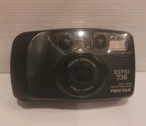 PENTAX ESPIO 738 35mm Film Compact Point & Shoot Camera - Untested AS IS - Picture 1 of 5