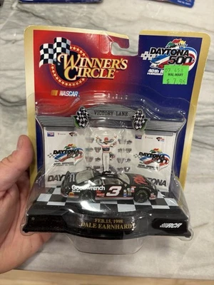Dale Earnhardt Sr 1998 Daytona 500 Win Victory Lane Nascar 1/64 Diecast #3 - Image 1 of 2