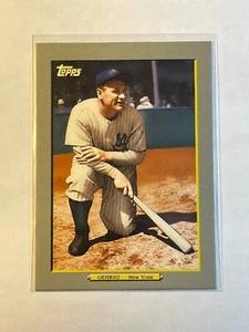 Lou Gehrig 2009 Topps Turkey Red #TR61 New York Yankees - Picture 1 of 2